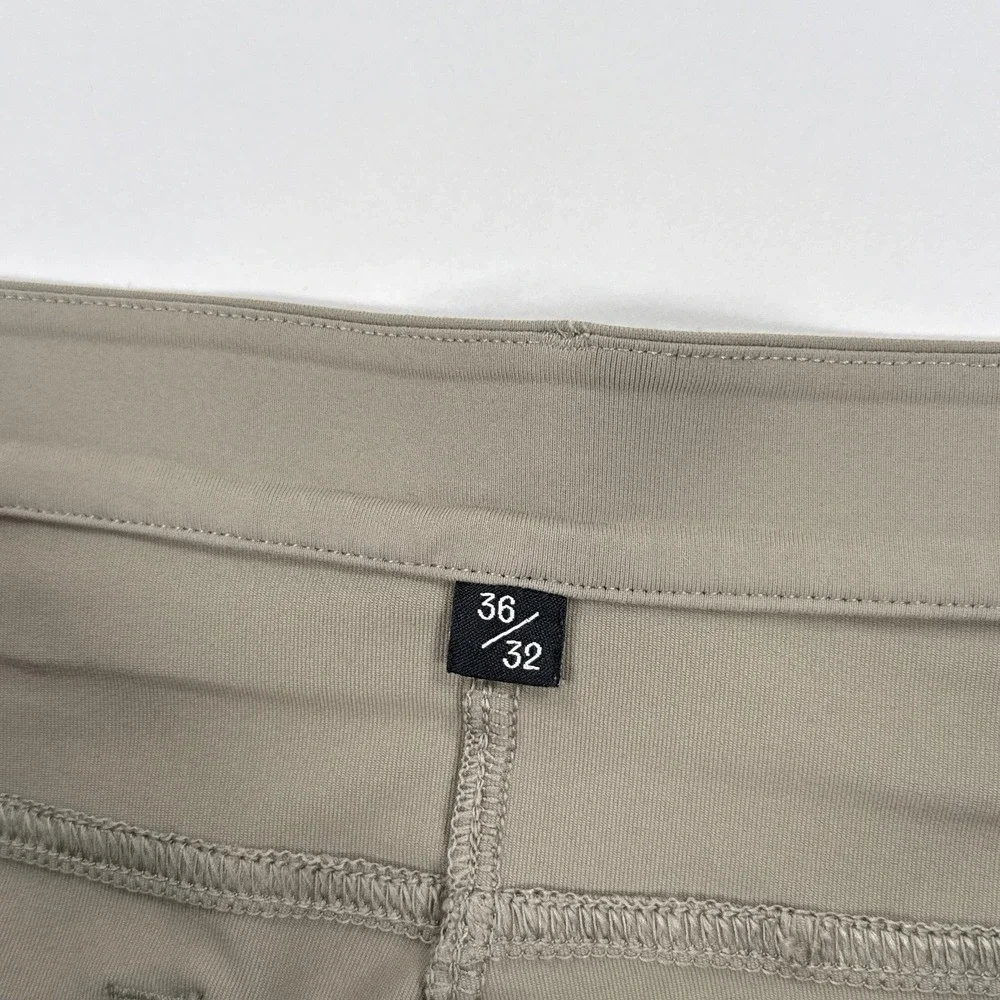 Public Rec All Day Every Day Mens Pants 36x32 Tan Stretch 5 Pocket Nylon Stretch